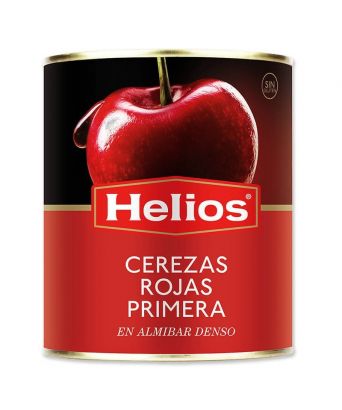 Cerezas rojas en almíbar Helios 950gr.