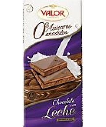 Tableta de Chocolate con Leche Valor sin azúcar