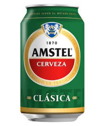 Cerveza Amstel clásica 33 cl.