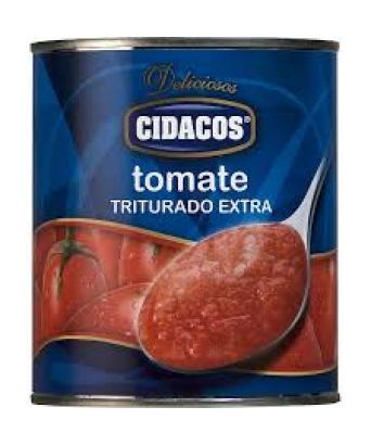 Tomate écrasée extra Cidacos 800 gr.