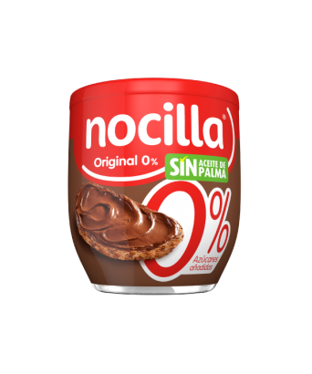 Crème de cacao aux amandes sans sucre Nocilla 180 gr.