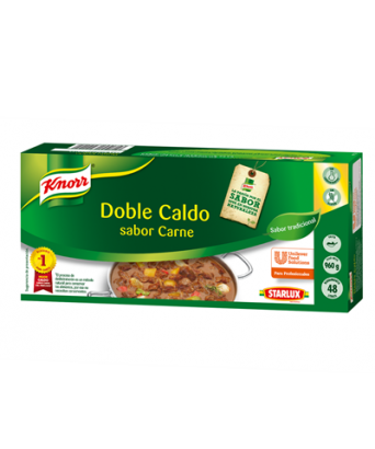Double meat broth Knorr Starlux 96 tablets 500 gr.