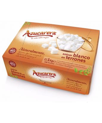 Weißer Zucker in Klumpen Azucarera 1 kg.