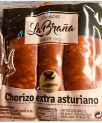 Chorizo Extra Asturiano La Braña 250 gr.