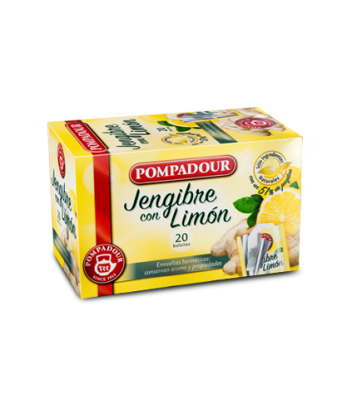 Ginger with lemon Pompadour