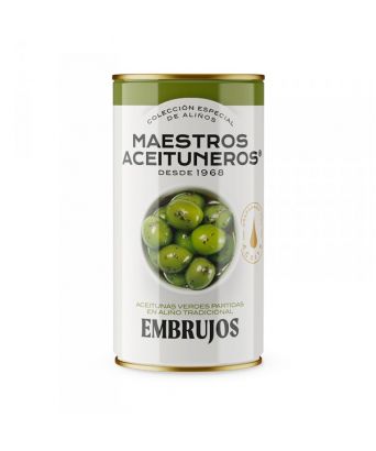 Split green olives Hechizos de los Maestros Aceituneros 185