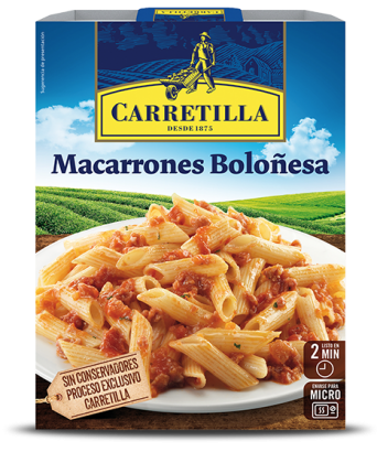Macarrones Boloñesa Carretilla 325 gr.