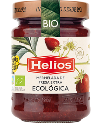 Confiture de fraises Ecologique Helios 350 gr.