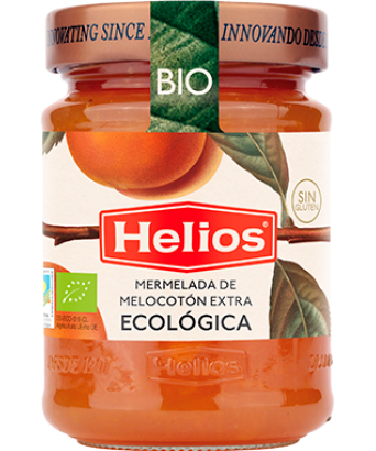 Peach jam Ecological Helios 350 gr.