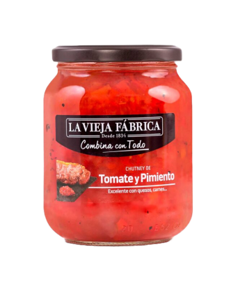 Chutney de tomate y pimiento La Vieja Fábrica 770 gr.