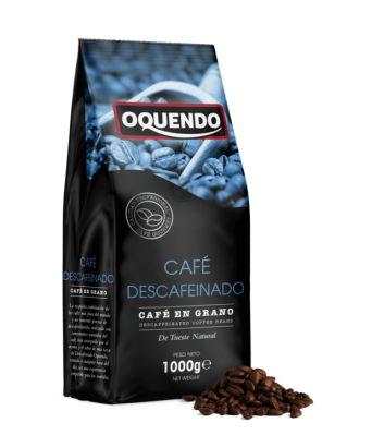 Café en grains décaféiné Oquendo 1 kg.
