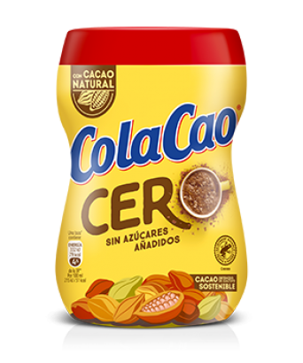 500 gr - SPANISH COLA CAO 0 % ADDED SUGARS ORIGINAL HOT CHOCOLATE DRINK