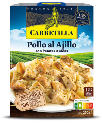 Garlic chicken with roasted potatoes Carretilla 300 gr.