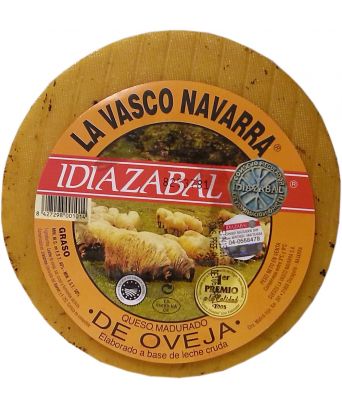 Queso Idiazabal madurado La Vasco Navarra