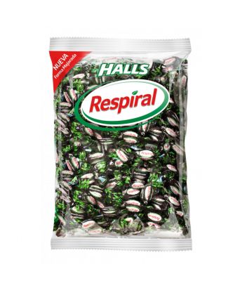 Licorice menthol candies Respiral Halls 1 kg