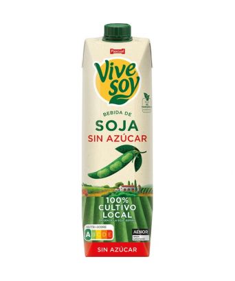 Zuckerfreies Sojagetränk Vivesoy Pascual 1L