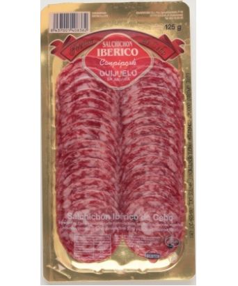 Iberian sausage extra sliced Guijuelo Canpipork 500 gr.