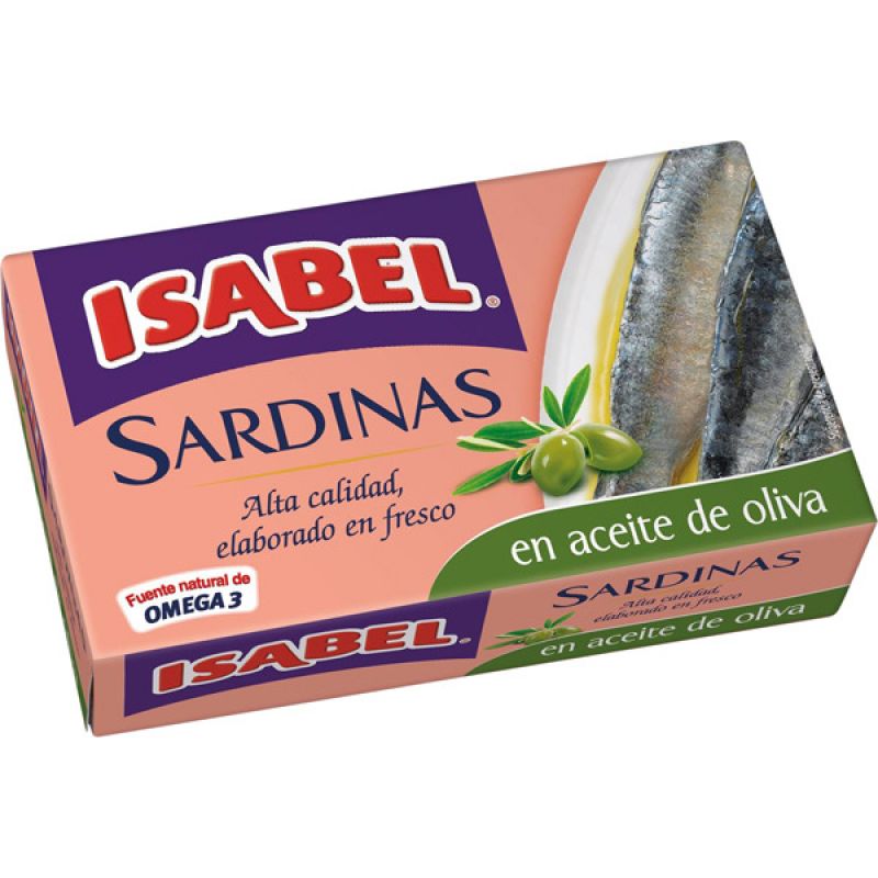 Sardines à l´huile d´olive Isabel 80 gr.