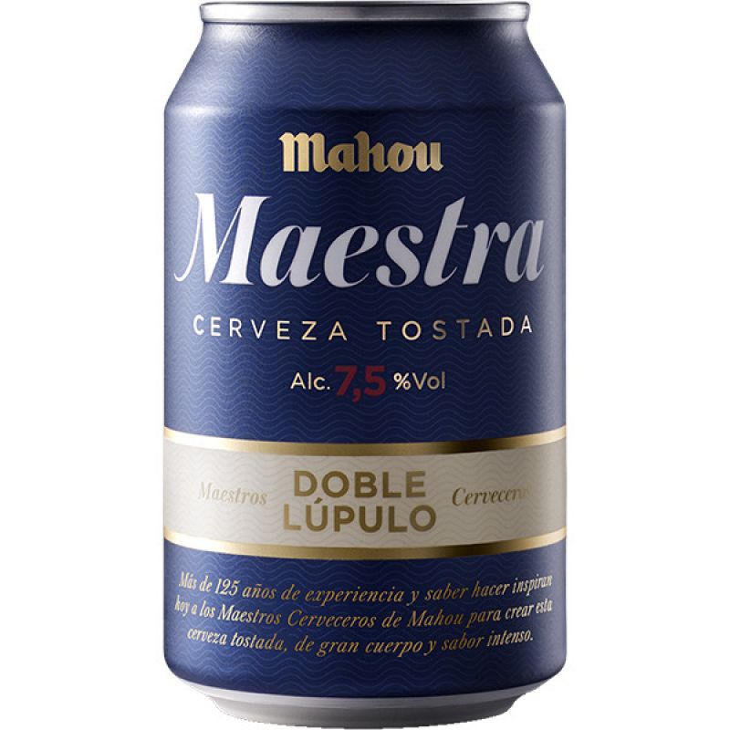 Bière Mahou Maestra 33 cl .
