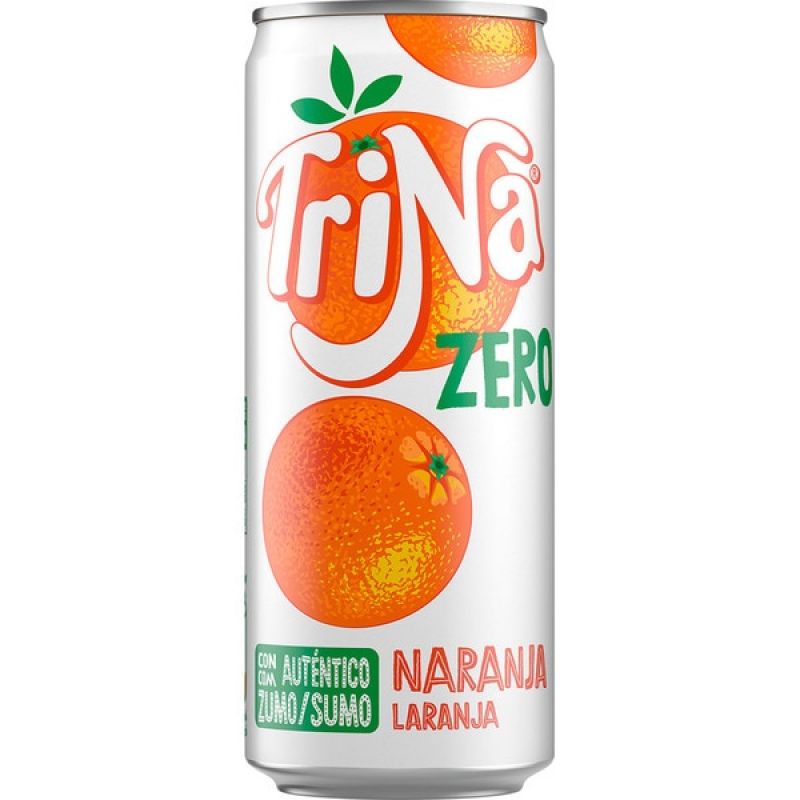 Trina-Orangengeschmack Zero 33 cl. pack 8 latas