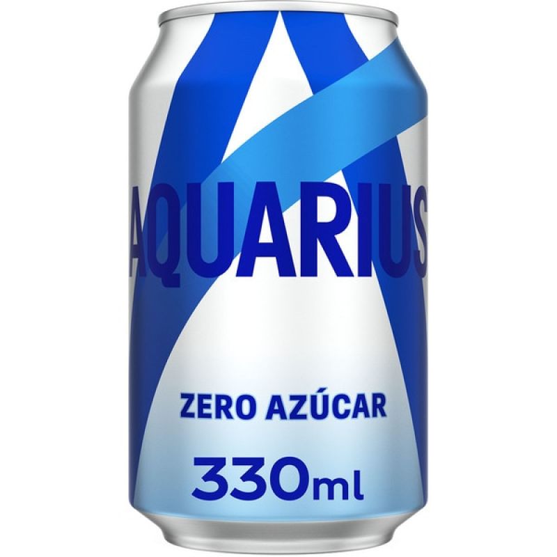 Aquarius Sabor Limón Zero 33 Cl. Pack 8 Latas