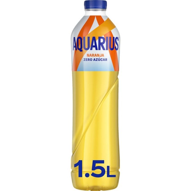 Aquarius Zero sabor naranja 1,5 l.
