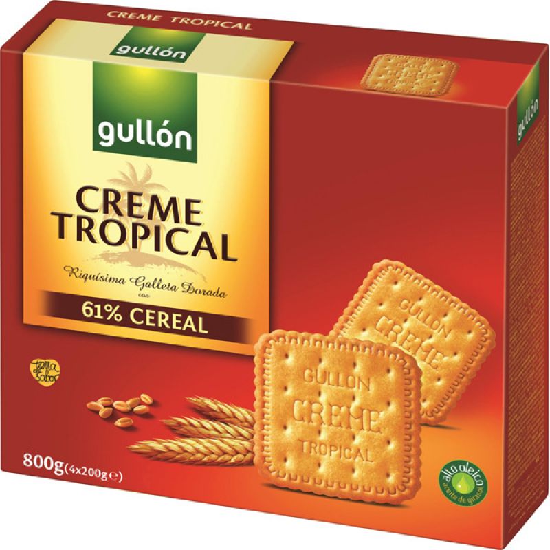 Creme Tropical Gullón biscuits 800 gr.