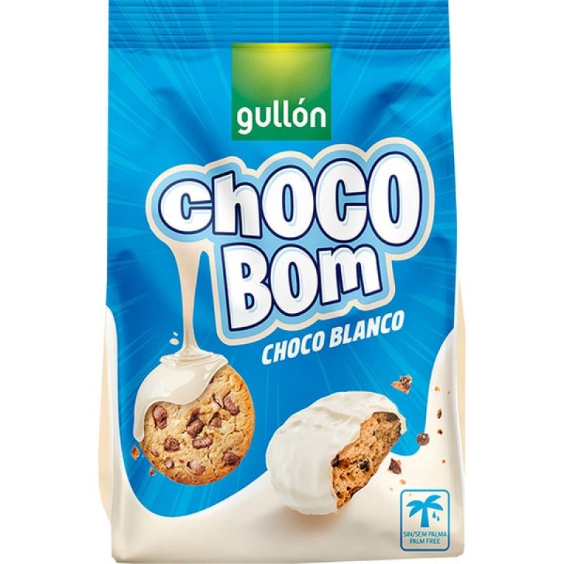 Choco Bom white Gullón 100 gr