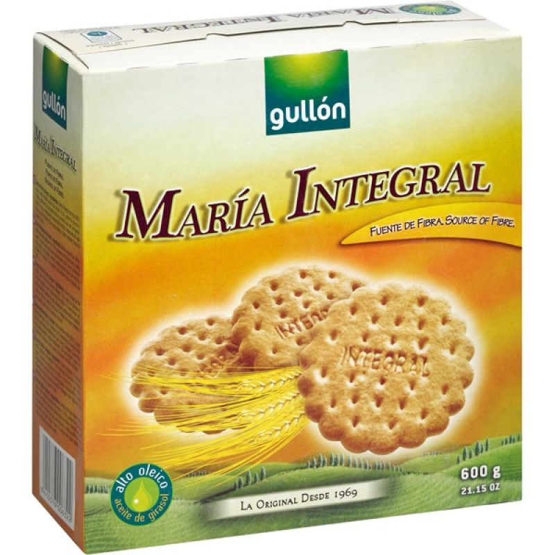 Galletas María Integral Gullón 600 gr.
