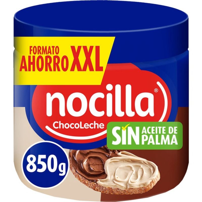 Kakaocreme Nocilla Schokolade mit Haselnüssen Duo 850 gr.