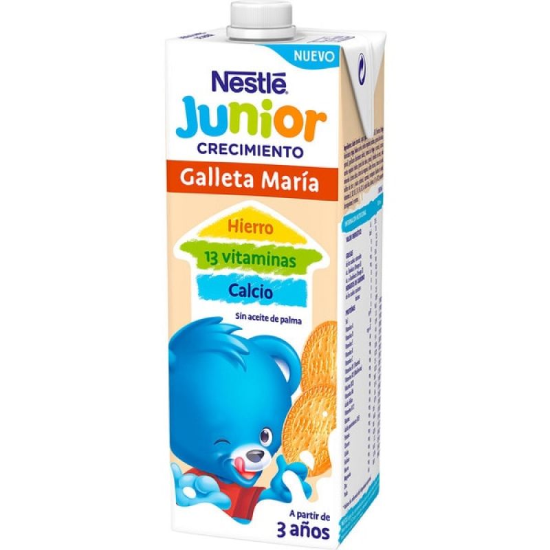 Nidina Nestlé Leche infantil de crecimiento desde 12 meses Nestlé Nidina 3  sin aceite de palma Pack de 2 latas de 800 g