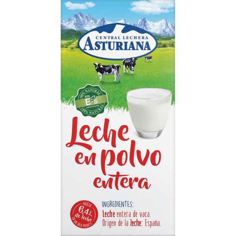 Whole powdered milk Central Lechera Asturiana 800 gr.