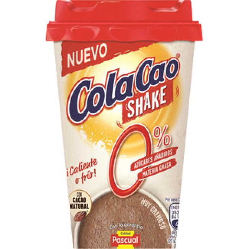 Cola Cao Shake batido de leche y cacao 0% azúcar 200 ml.