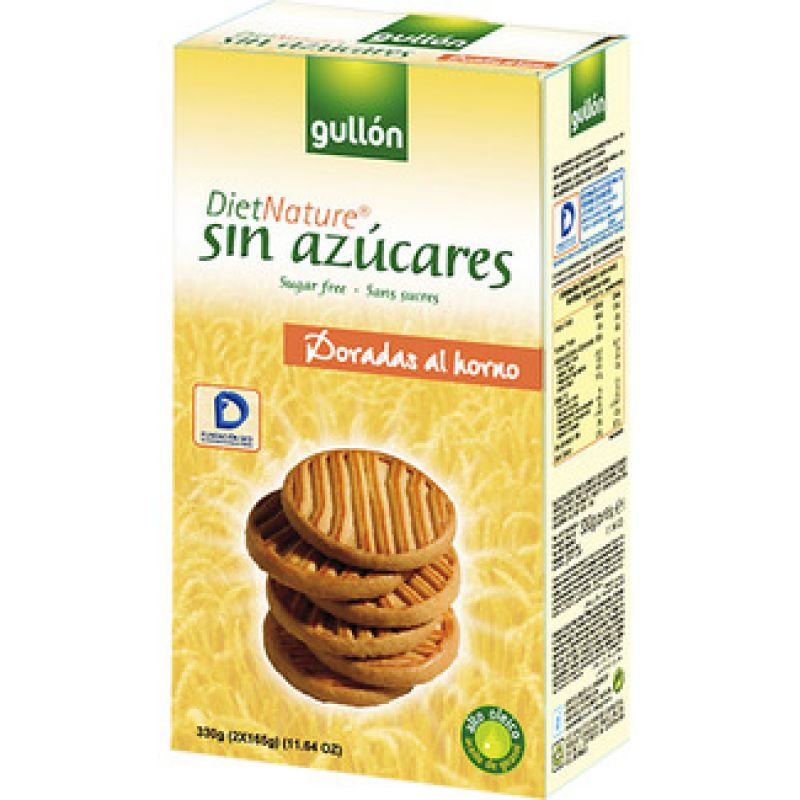 Diet biscuits au sucre d´or Nature Gullón 330 gr.