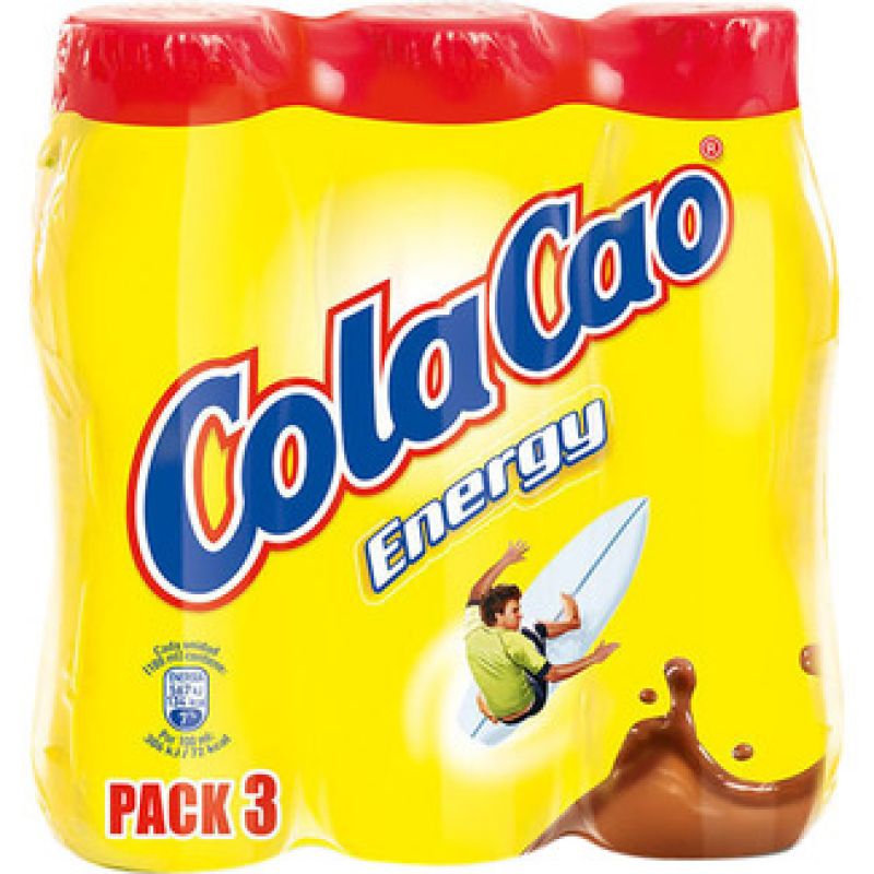 Cola Cao Energy batido pack 3 ud. x 188 ml