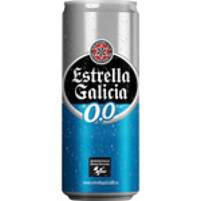 Alkoholfreies Bier Estrella Galicia 33 cl. 6 Dosen