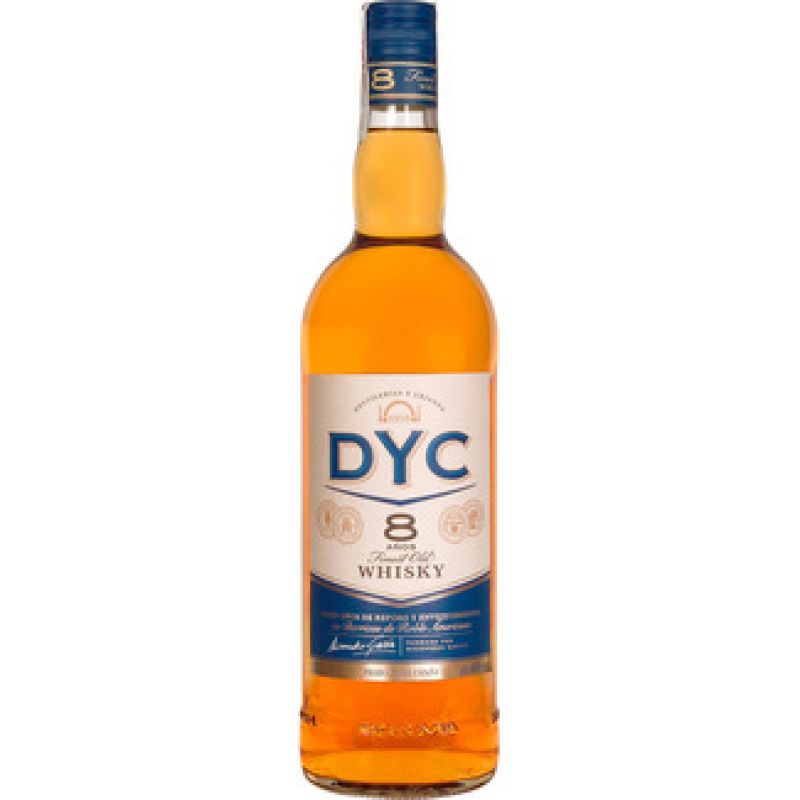 Whisky DYC 8 años 70 cl.