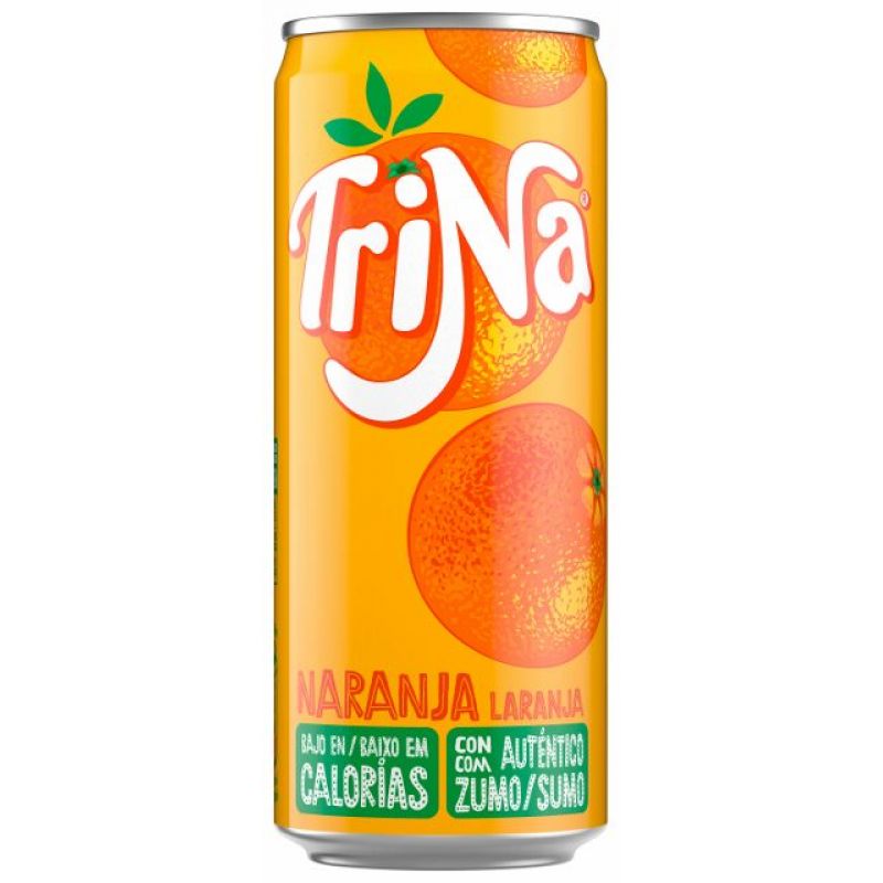 Trina sabor naranja 33 cl. pack 8 latas