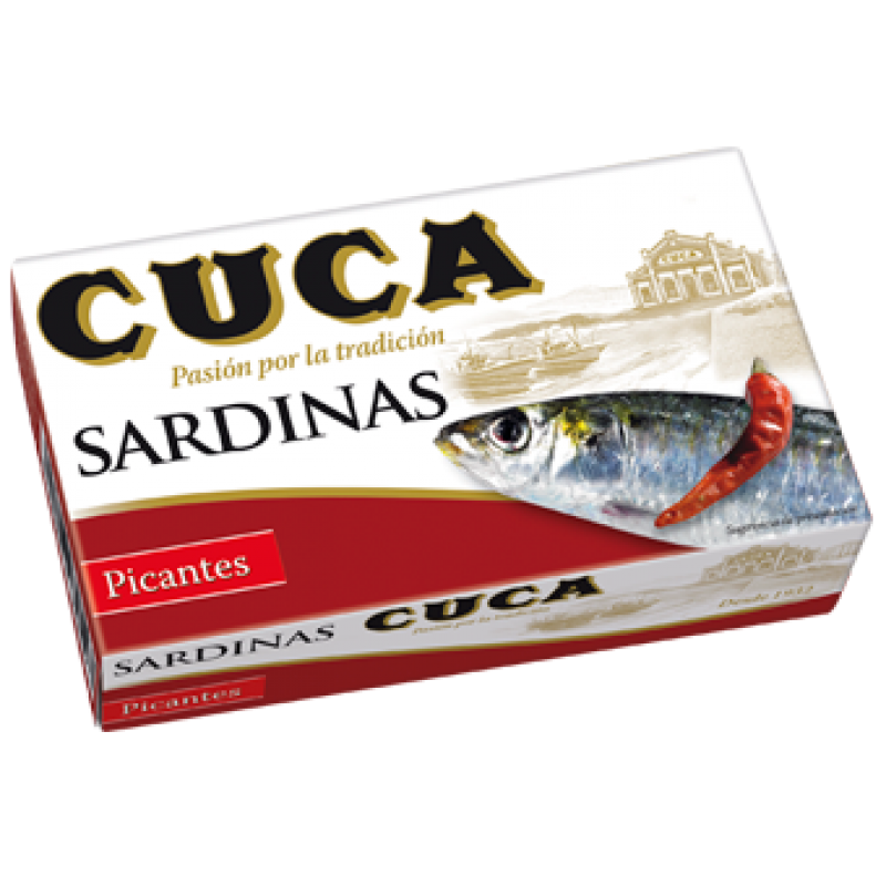 Spicy sardines Cuca 125 gr.