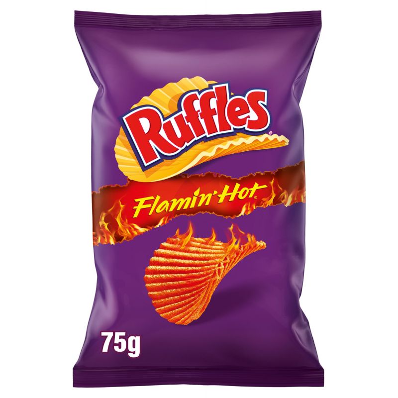 Chips Ruffles Flaming Hot 75 gr.