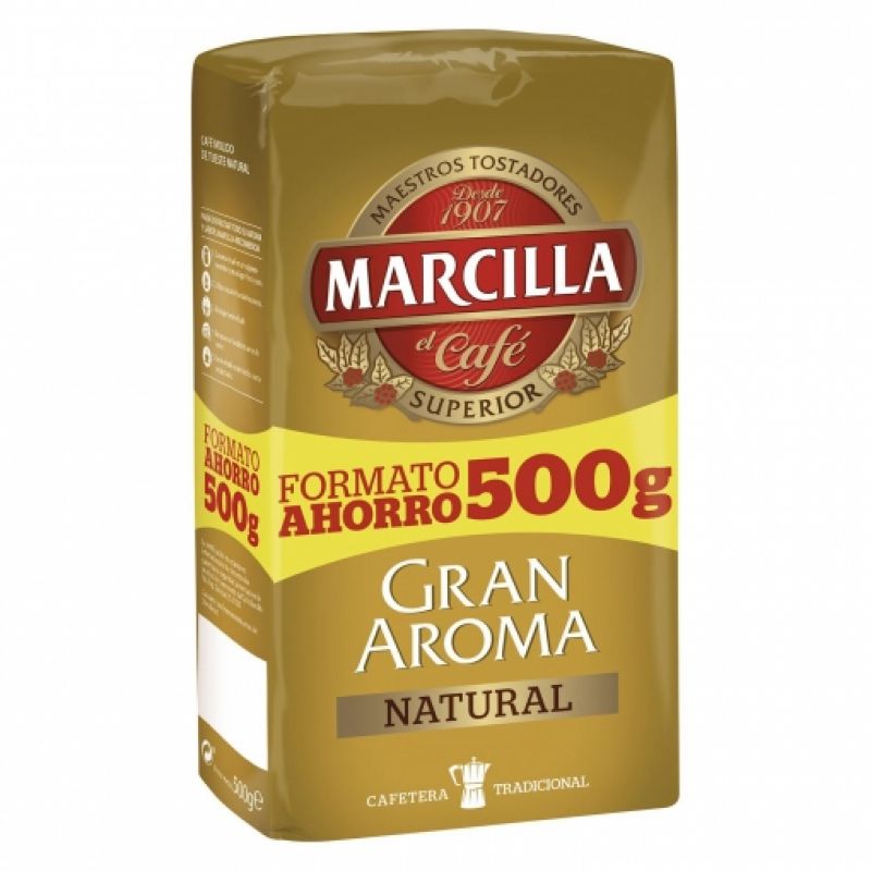 Natural Café moulu Marcilla 500 gr.