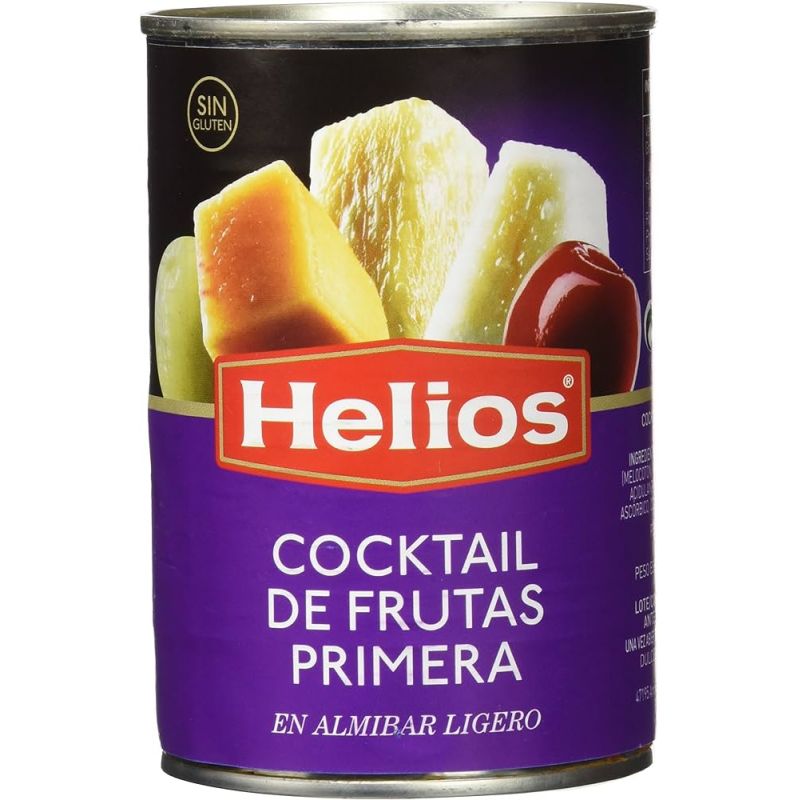Cocktail de fruits au sirop Helios 420 gr.