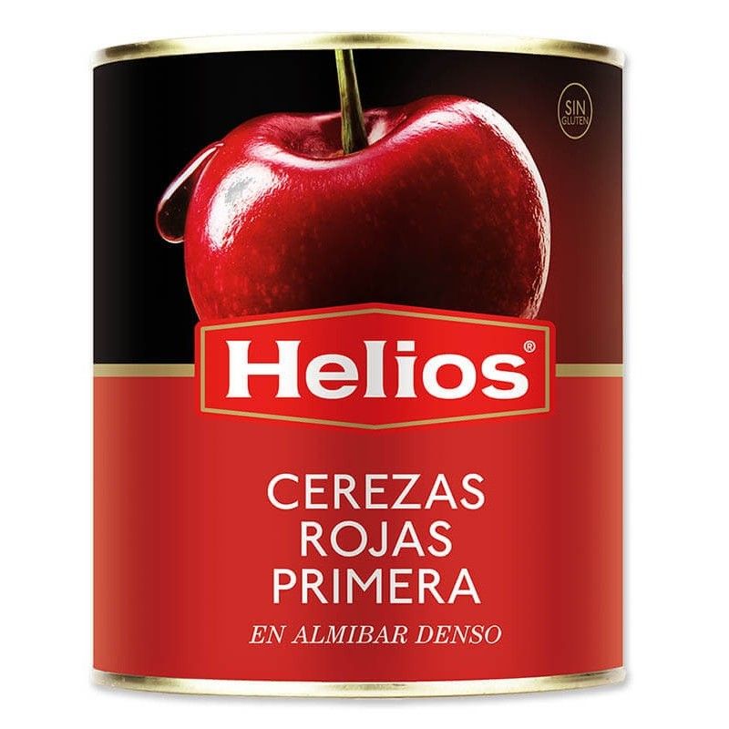 Cerises rouge au sirop Helios 950 gr.