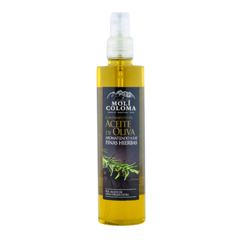 Olive oil flavored with fine herbs Martí Coloma 250 ml.