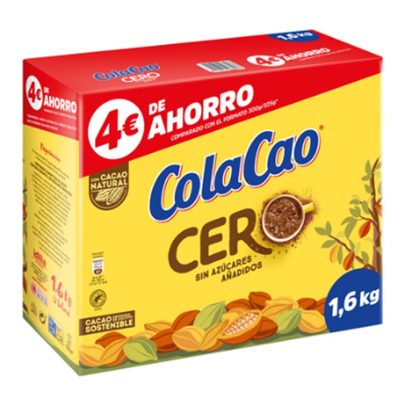 Cola Cao Cacao soluble sobre 18 gr sobre 18 gr