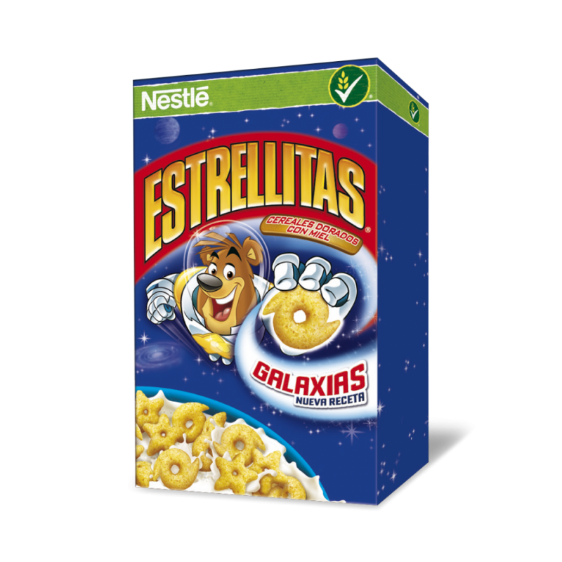 Cereals with honey Estrellitas Nestlé 450 gr.