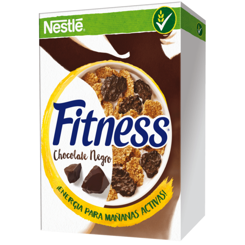 Nestlé Fitness céréales avec chocolat noir 375 gr.